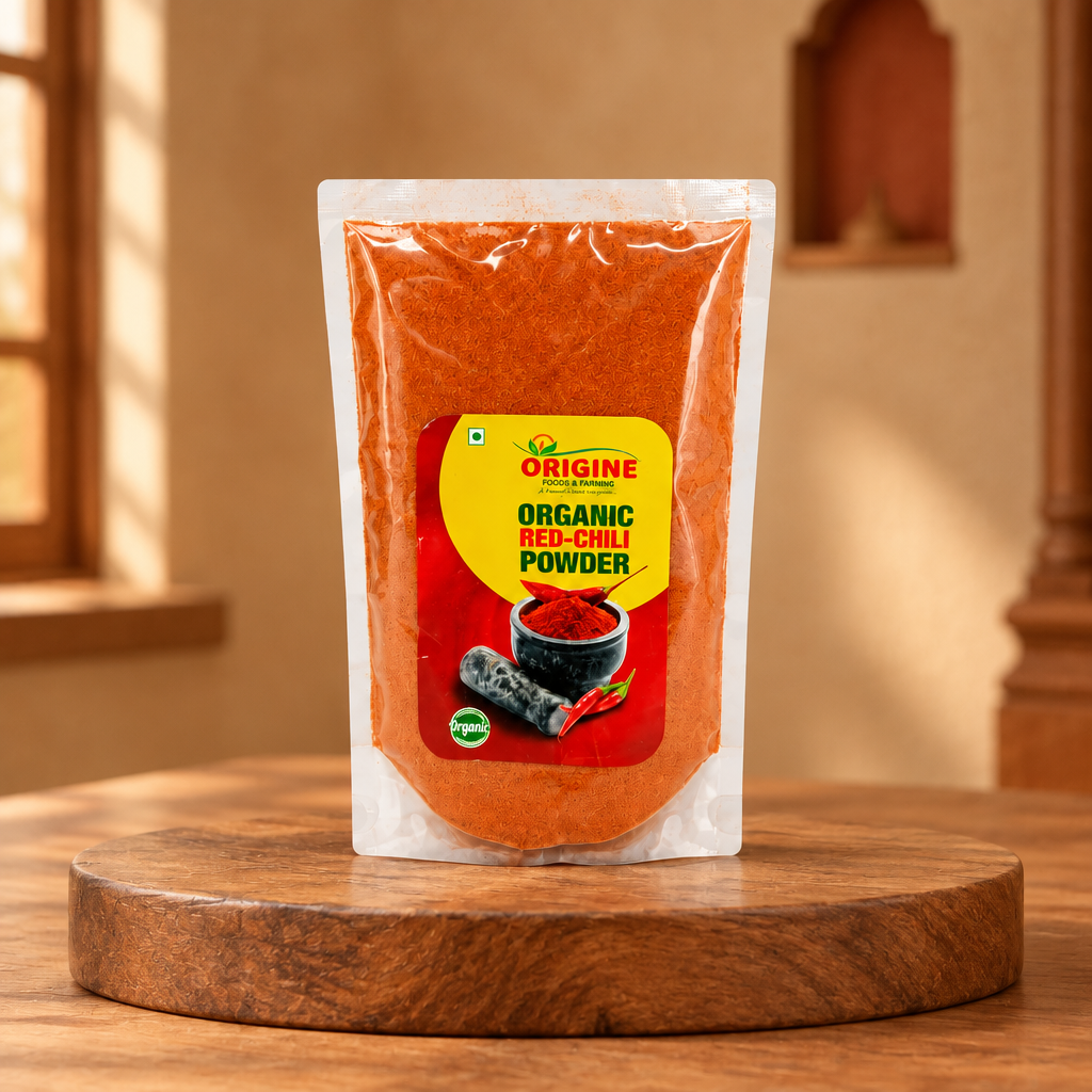 ORIGINE FOODS & FARMING Red Chilli Powder, Savitribai SHG, Natural, Healthy, Best Quality, Pack of 200 gms