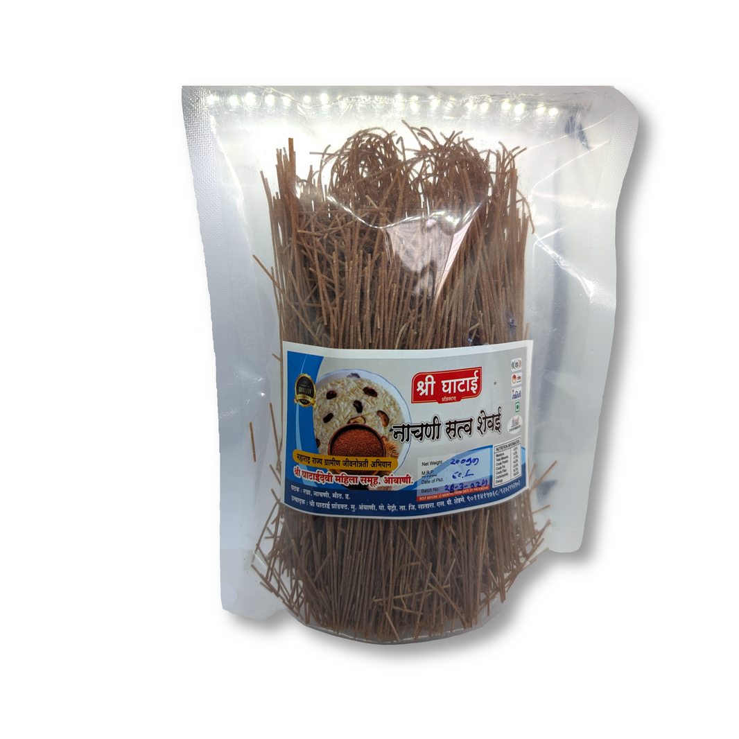 GHATAIDEVI SHG, Ragi Shevai, No Maida Made By Natural Ingredients, Pack of 200 gm