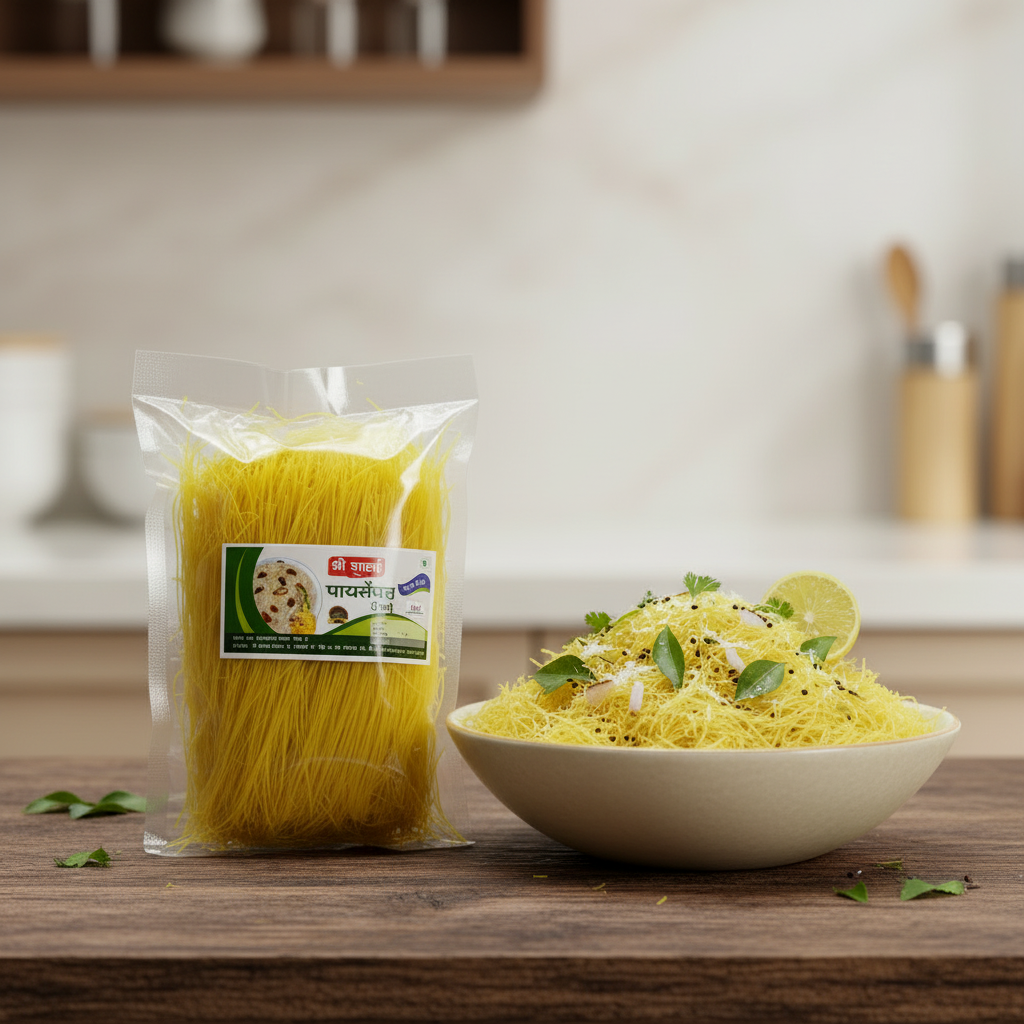 GHATAIDEVI SHG, Pineapple Shevai, No Maida Made By Natural Ingredients, Pack of 200 gm