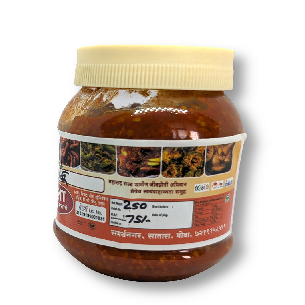 ASHA FOOD & MASALA Lemon Pickle, Made By Natural Ingredients, No Artificial Flavour, Pack of 250 gm