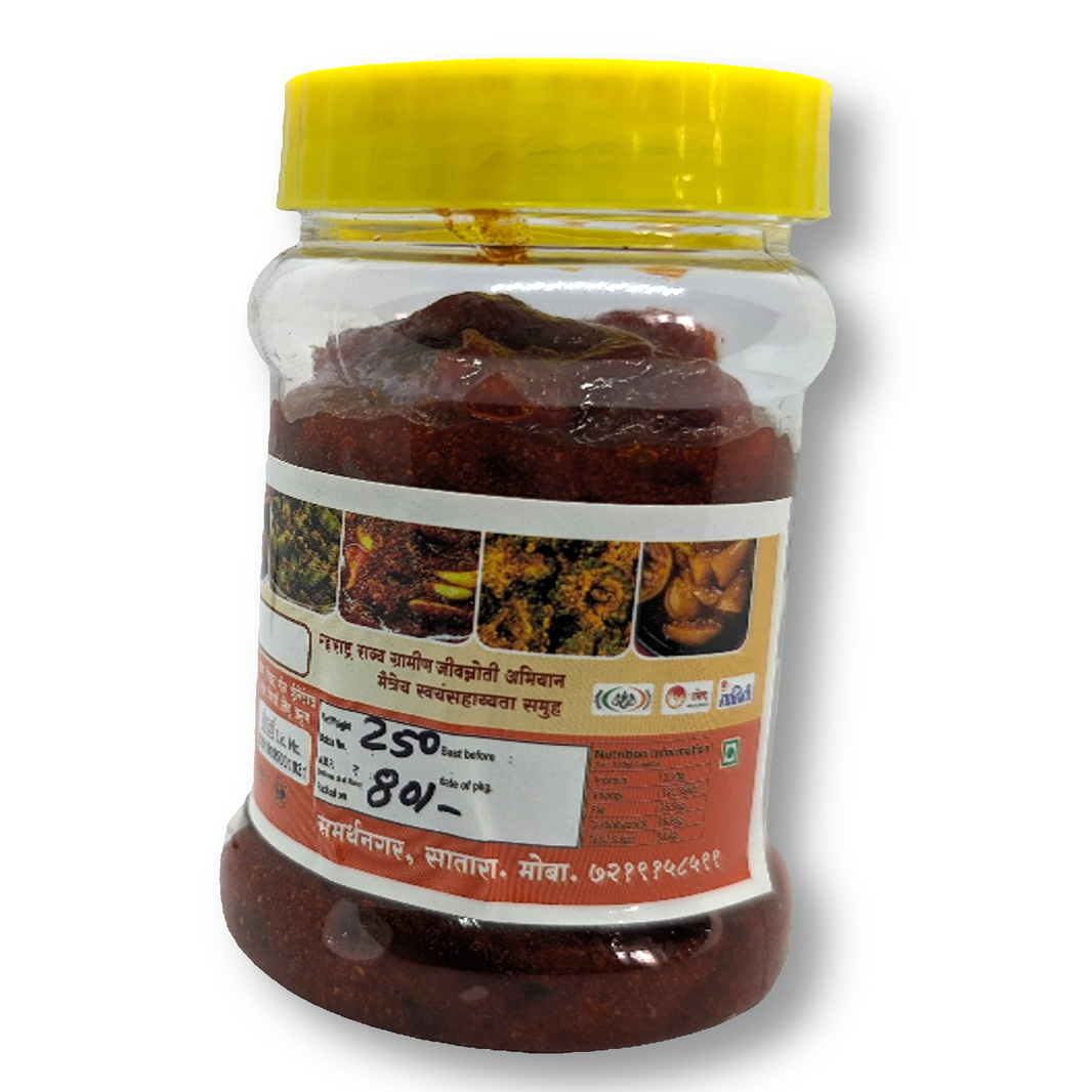 आशा अन्न आणि मसाला खजुराचे लोणचे, नैसर्गिक घटकांनी बनवलेले, कृत्रिम चव नाही, 250 ग्रॅमचा पॅक