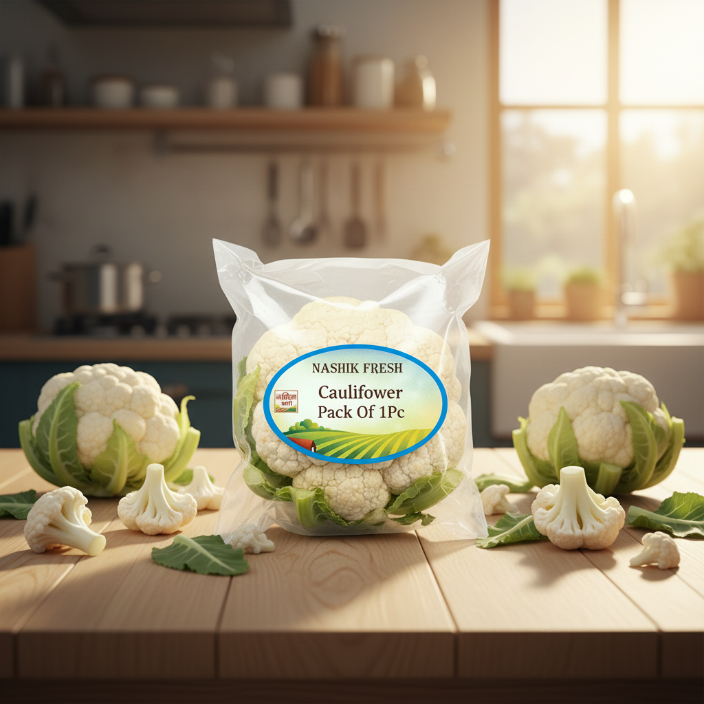 FRESH Cauliflower Pack Of 1Pc Fresh Natural Florets Crisp Premium Quality Daily Cooking