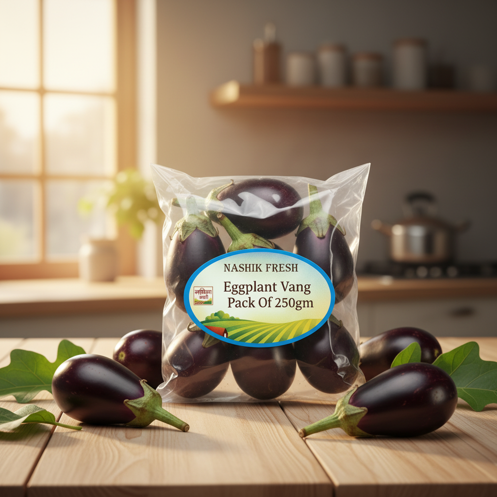 FRESH Eggplant Vang Pack Of 250gm Fresh Natural Vegetable Tender Premium Quality Daily Cooking