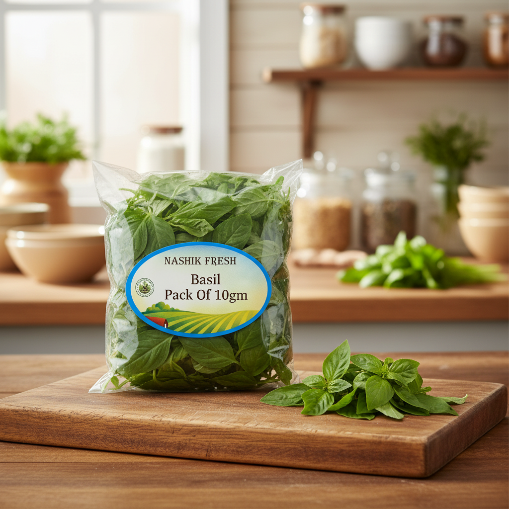 FRESH Basil Pack Of 10gm Fresh Aromatic Herbs Natural Premium Quality Pasta Pizza Seasoning