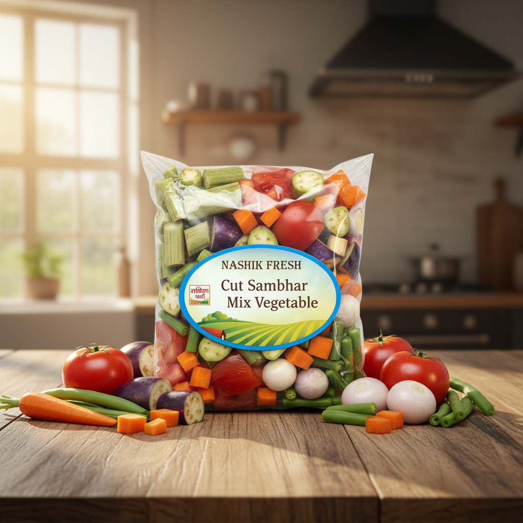 FRESH Cut Sambhar Mix Vegetable Pack Of 200gm Fresh Ready To Cook South Indian Mix Premium Quality