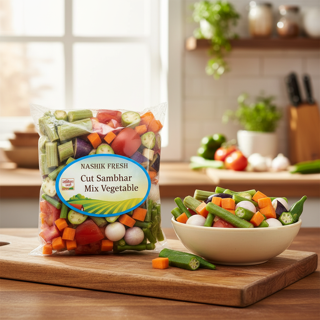 FRESH Cut Sambhar Mix Vegetable Pack Of 200gm Fresh Ready To Cook South Indian Mix Premium Quality