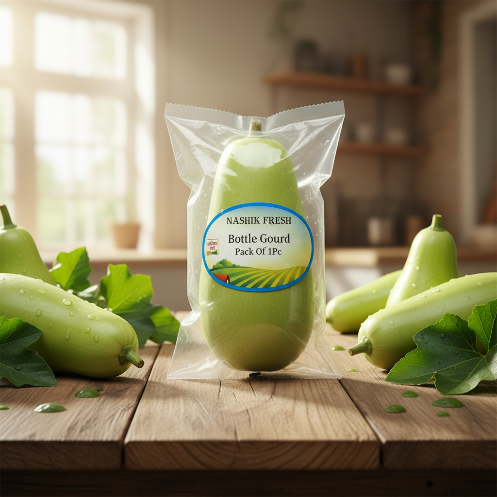 FRESH Bottle Gourd (Dudhi Bhopla) | 1 Pc – Farm Fresh
