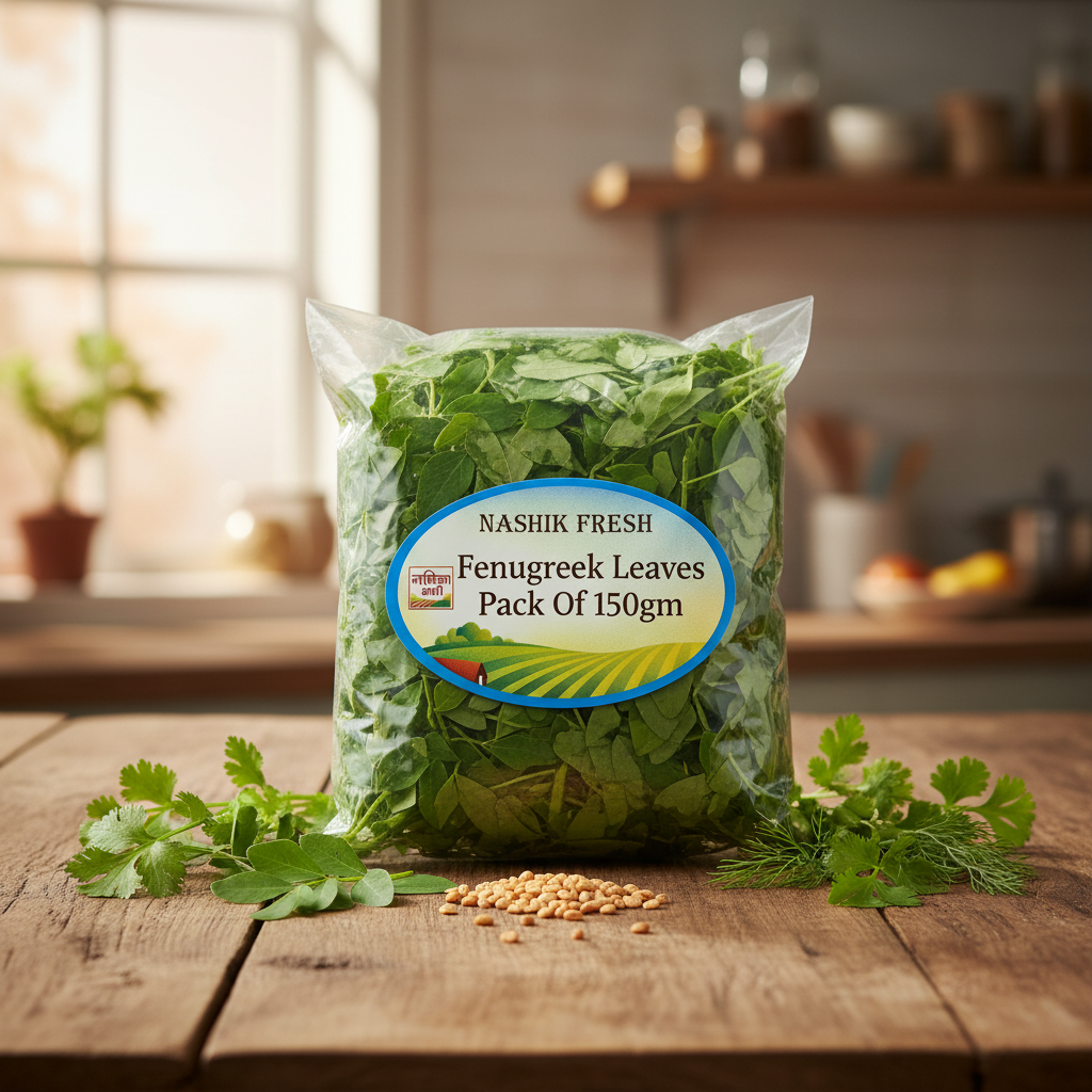 FRESH Fenugreek Leaves Pack Of 150gm Fresh Methi Natural Green Leafy Vegetable Premium Quality Daily Cooking