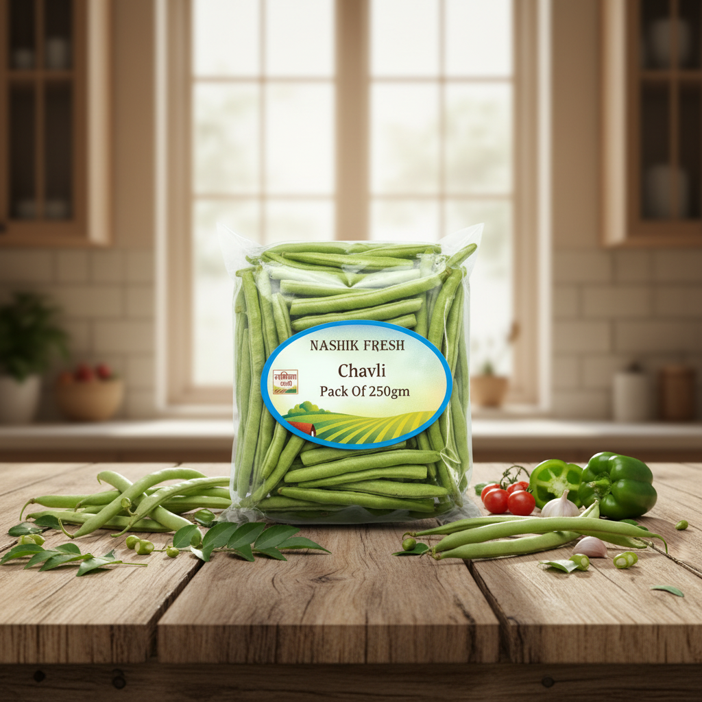 FRESH Cowpea Beans (Chavli) | 250 g – Farm Fresh