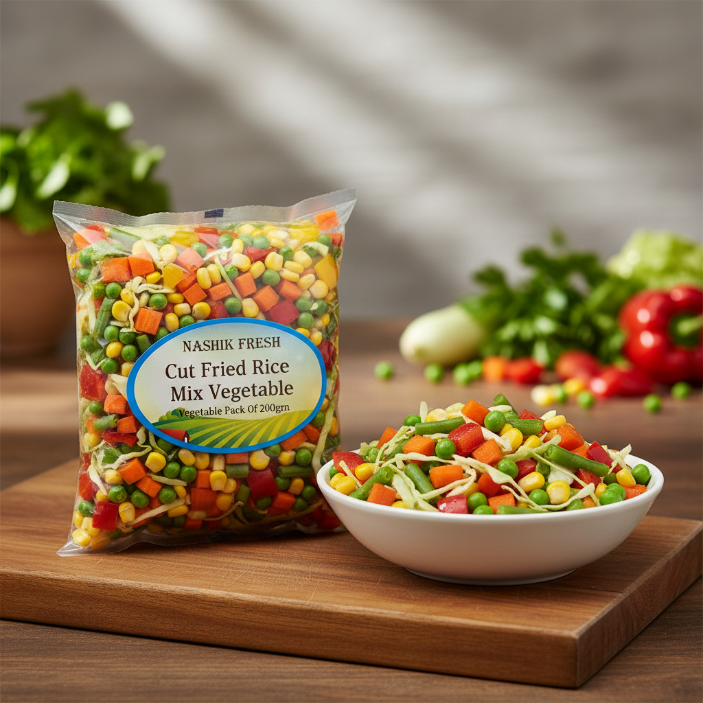 FRESH Cut Fried Rice Mix Vegetable Pack Of 200gm Fresh Ready To Cook Indo Chinese Mix Premium Quality
