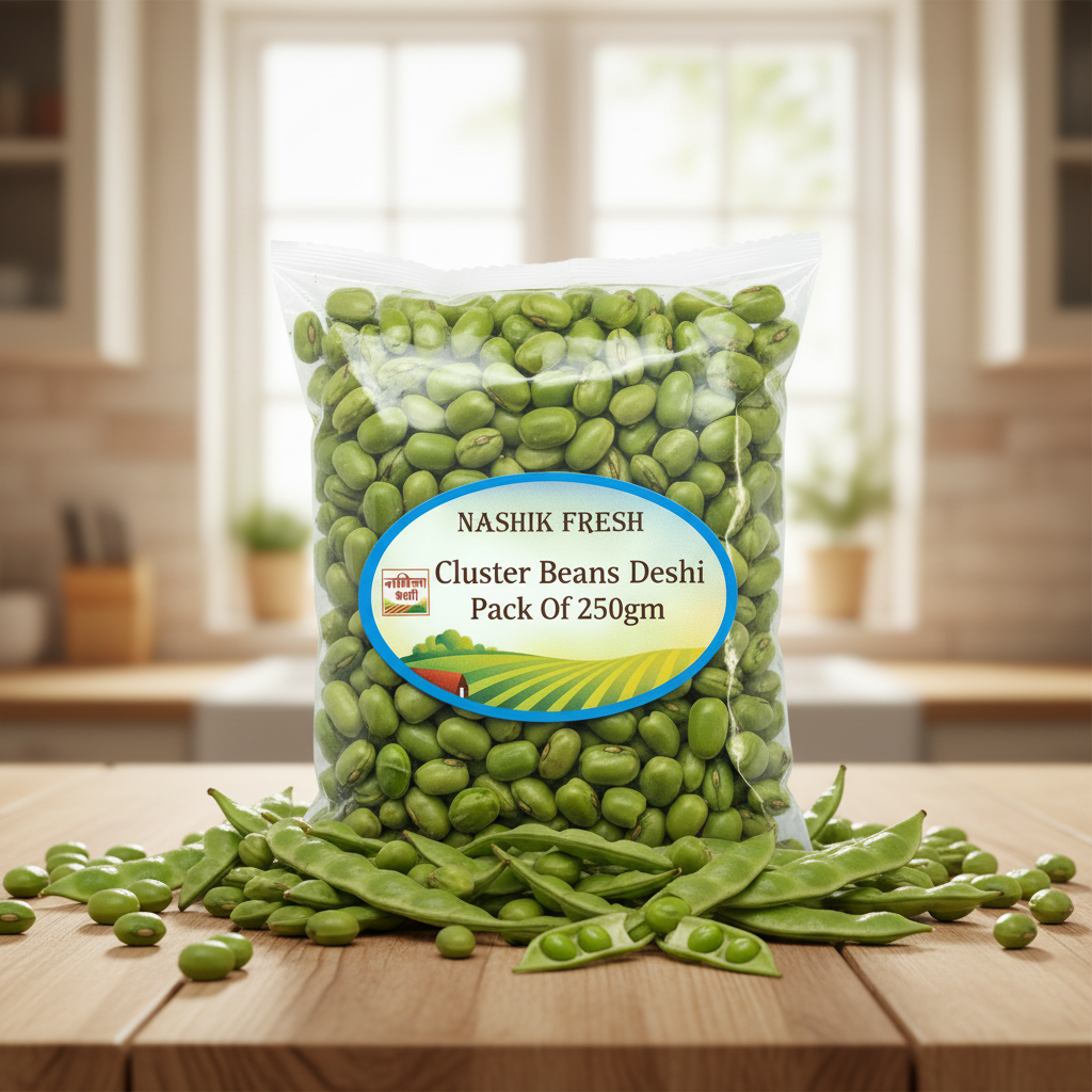 FRESH Cluster Beans Deshi Pack Of 250gm Fresh Natural Vegetable Tender Premium Quality Daily Cooking