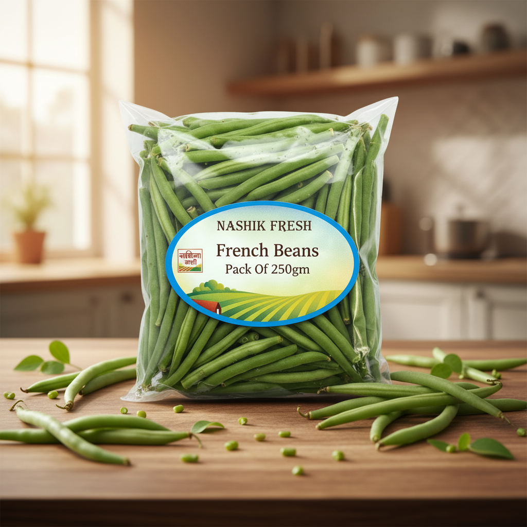 FRESH French Beans (Farsabi) | 250 g – Farm Fresh