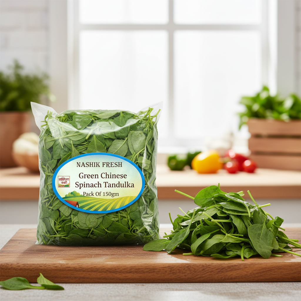 FRESH Green Chinese Spinach Tandulka Pack Of 150gm Fresh Leafy Greens Natural Healthy Daily Cooking Premium Quality