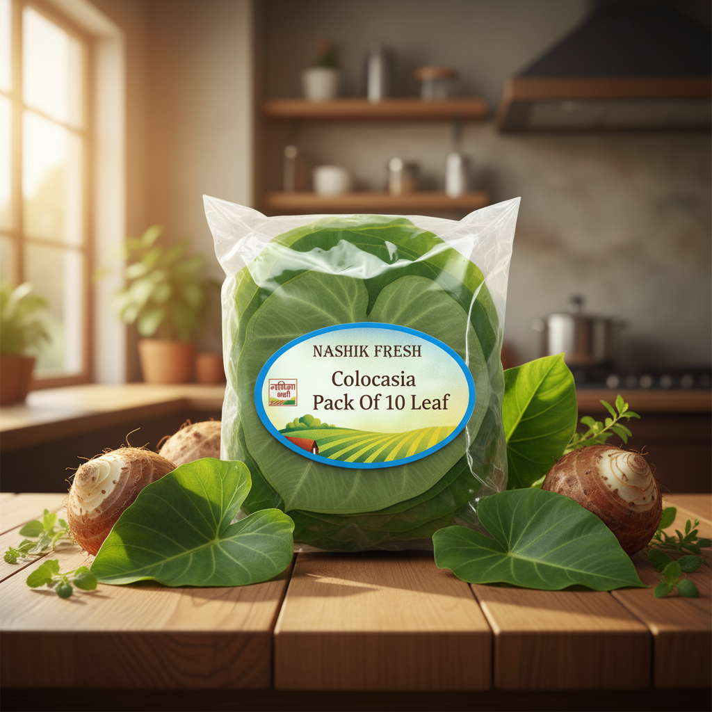 FRESH Colocasia Leaves (Alu Chi Pane) | 10 Leaves – Farm Fresh