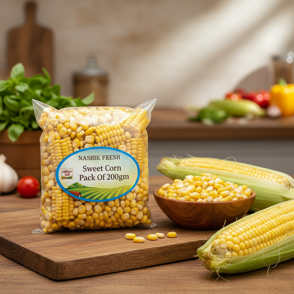 FRESH Sweet Corn Pack Of 200gm Fresh Natural Corn Sweet Tender Premium Quality Healthy Cooking
