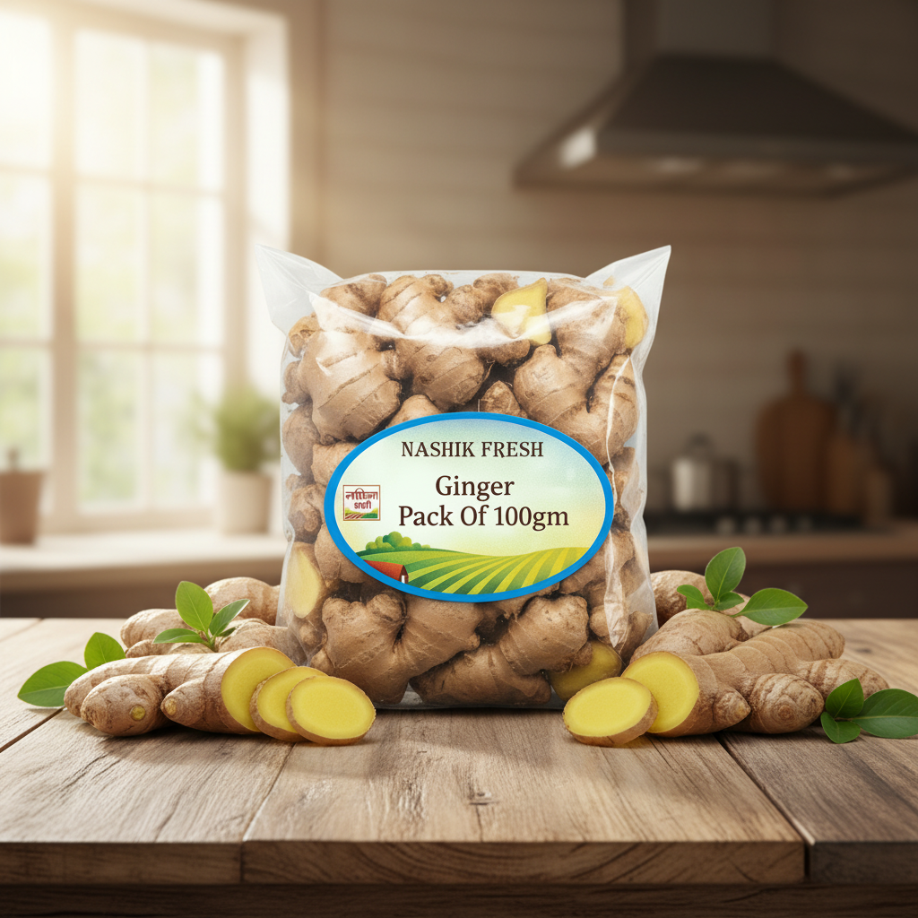 FRESH Ginger Pack Of 100gm Fresh Natural Root Rich Aroma Daily Cooking Tea Premium Quality