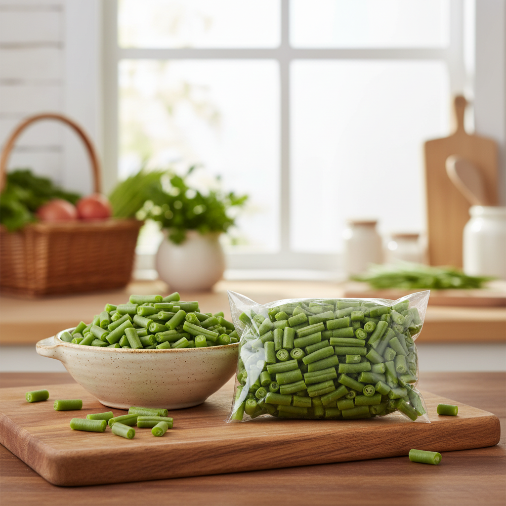 FRESH Cut Flat Green Beans Pack Of 200gm Fresh Ready To Cook Vegetable Tender Premium Quality Healthy