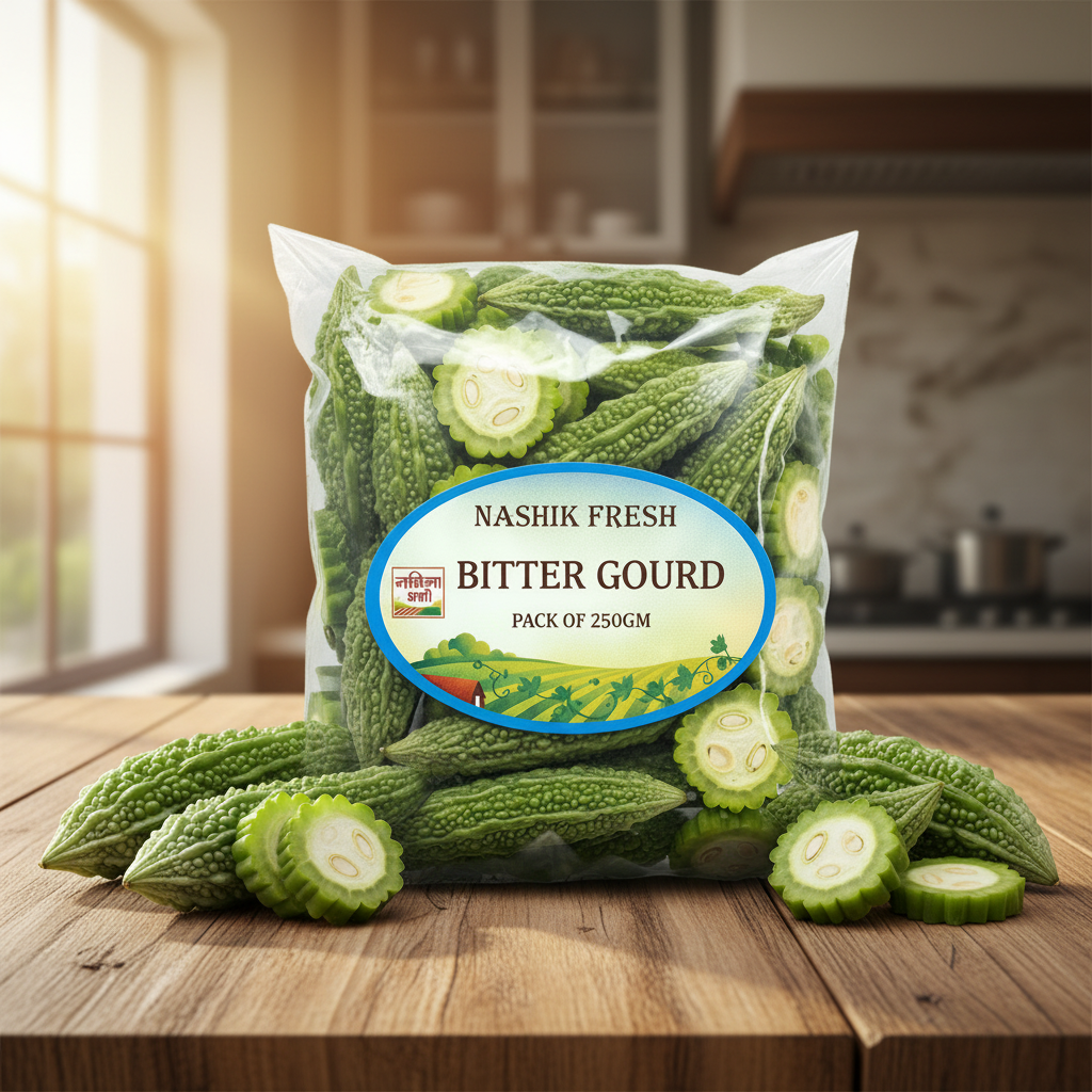 FRESH Bitter Gourd (Karle) | 250 g – Farm Fresh