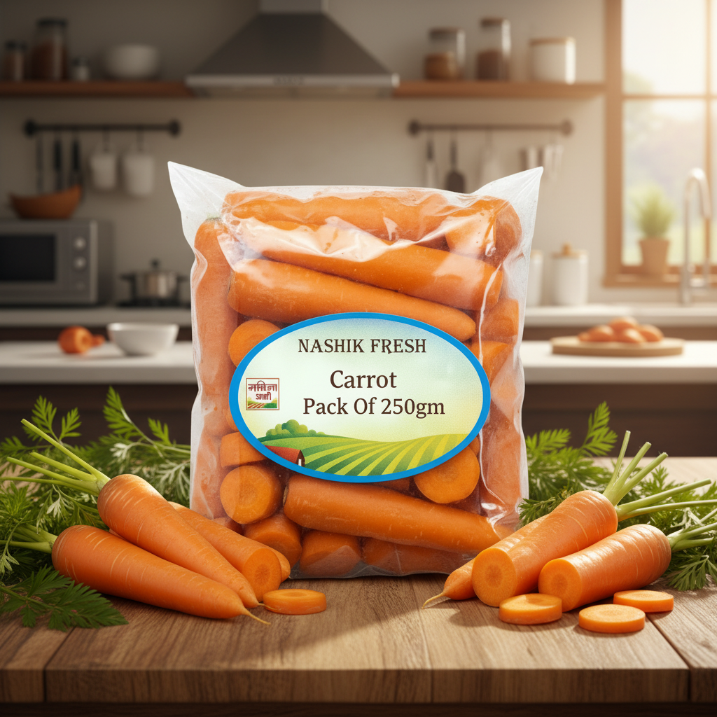 FRESH Carrot Pack Of 250gm Fresh Natural Root Vegetable Sweet Crisp Premium Quality Daily Cooking