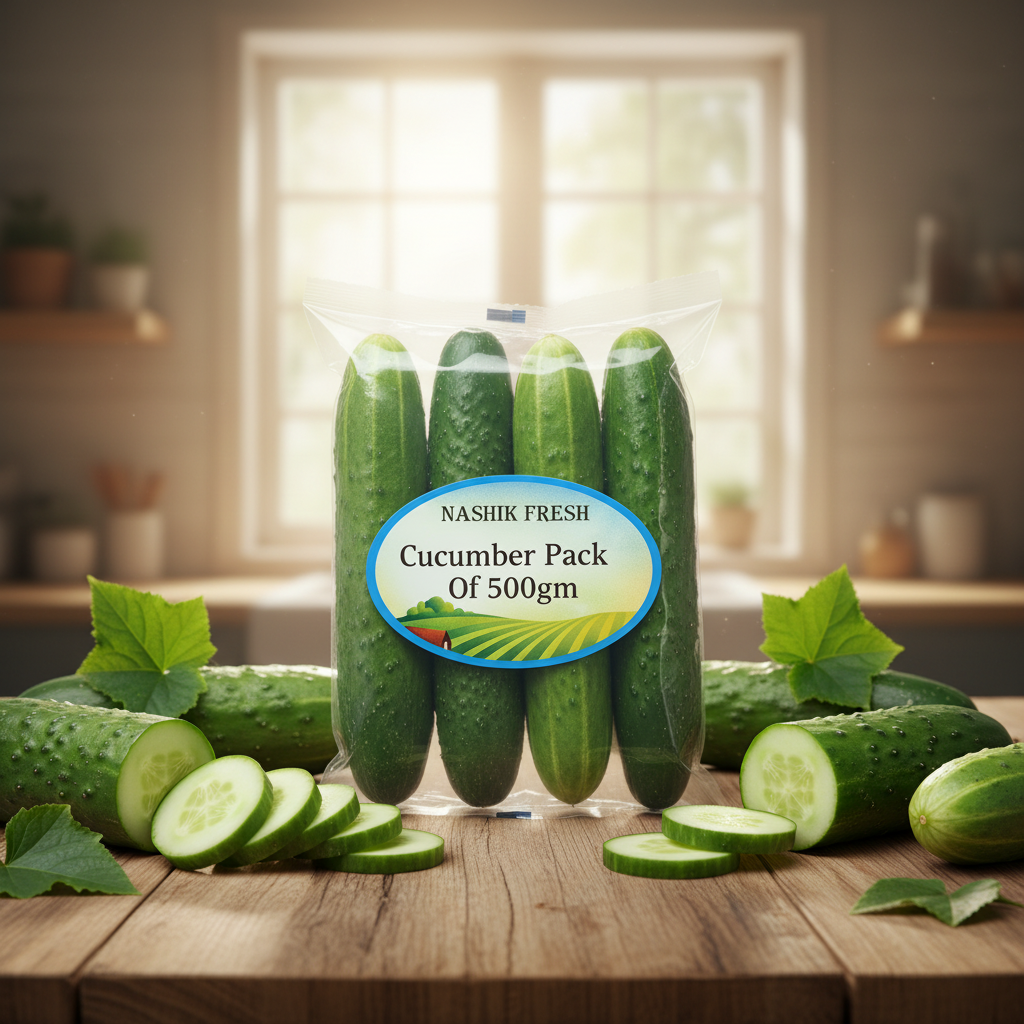 FRESH Cucumber (Kakdi) | 500 g – Farm Fresh