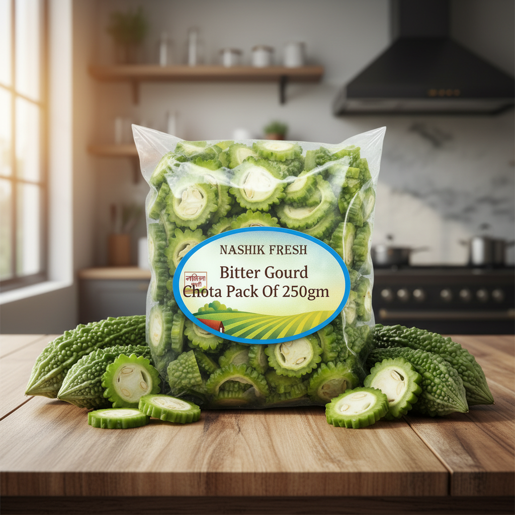 FRESH Small Bitter Gourd (Chote Karle) | 250 g – Farm Fresh
