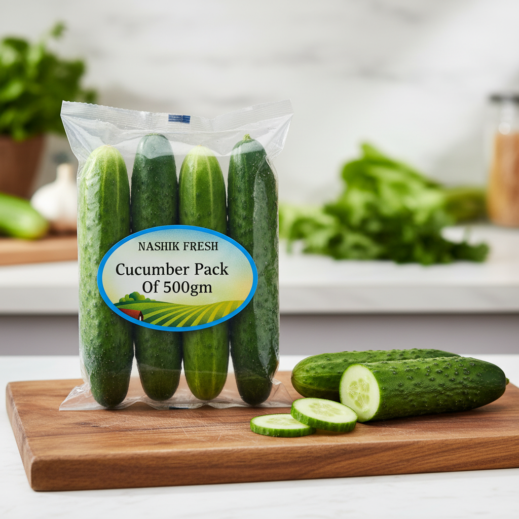 FRESH Cucumber Pack Of 500gm Fresh Crisp Vegetable Natural Healthy Salad Premium Quality