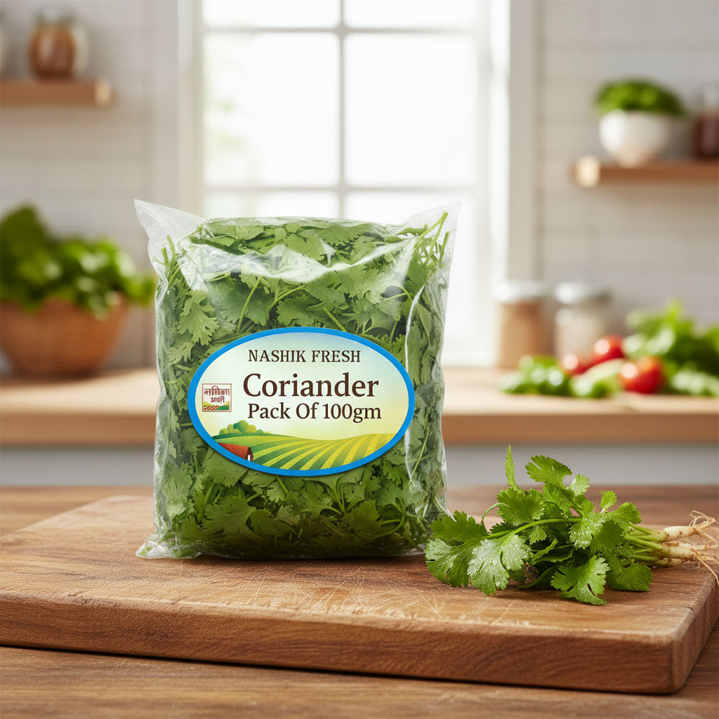 FRESH Coriander Pack Of 100gm Fresh Green Aromatic Herbs Natural Daily Cooking Garnishing Premium Quality