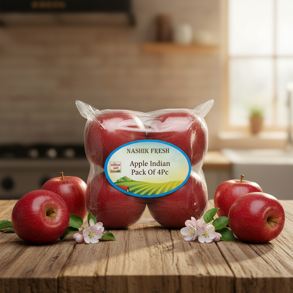FRESH Indian Apple (Safarchand) | 4 Pcs – Carefully Selected