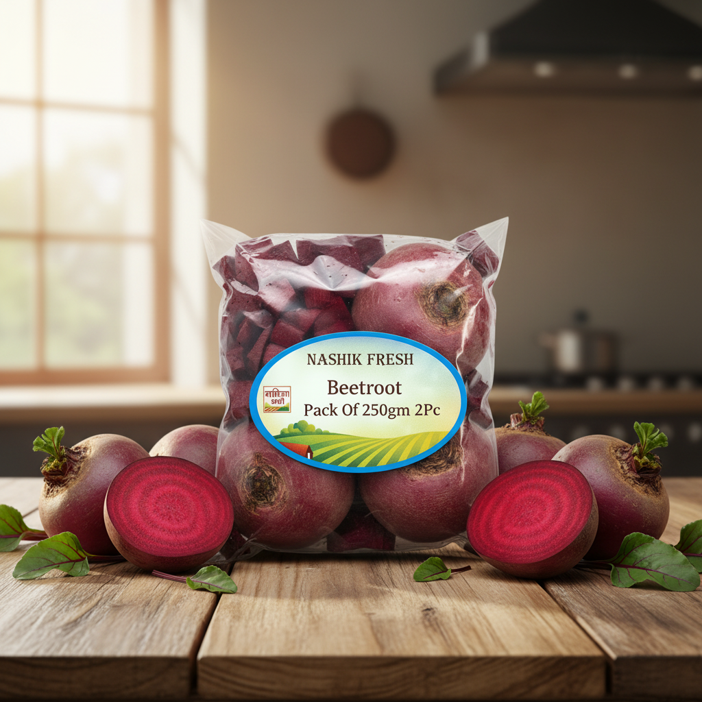 FRESH Beetroot Pack Of 250gm 2Pc Fresh Natural Root Vegetable Rich Colour Premium Quality