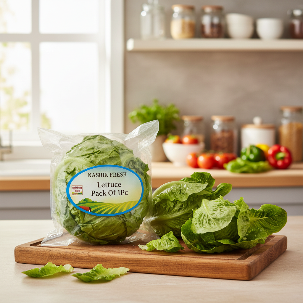 FRESH Lettuce Pack Of 1Pc Fresh Green Leafy Vegetable Premium Quality Healthy Salads Sandwiches