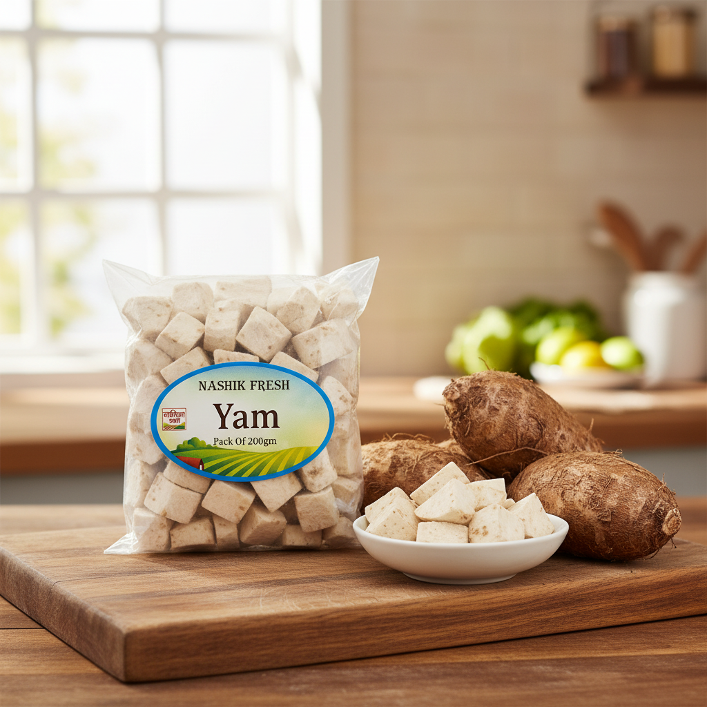 FRESH Yam Pack Of 200gm Fresh Natural Root Vegetable Premium Quality Traditional Daily Cooking