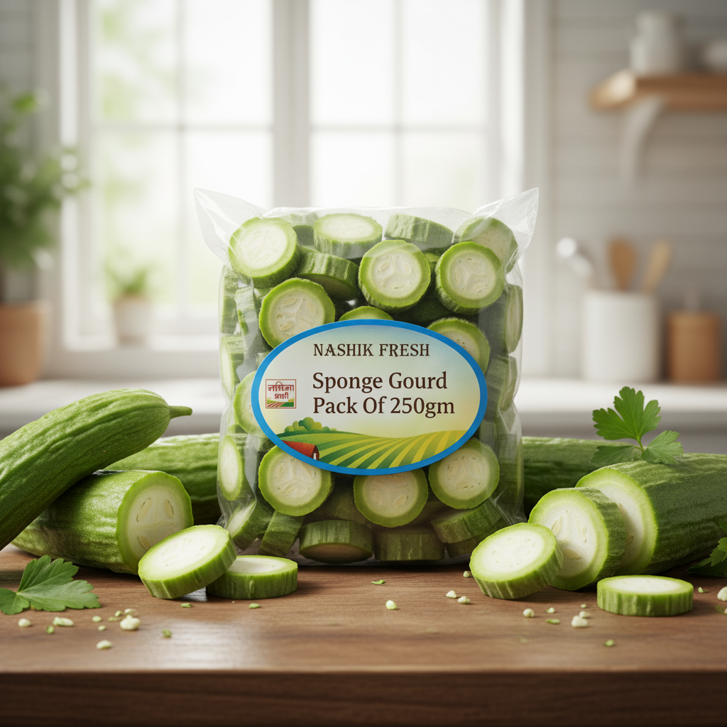 FRESH Sponge Gourd Pack Of 250gm 3Pc Fresh Natural Vegetable Tender Healthy Premium Quality