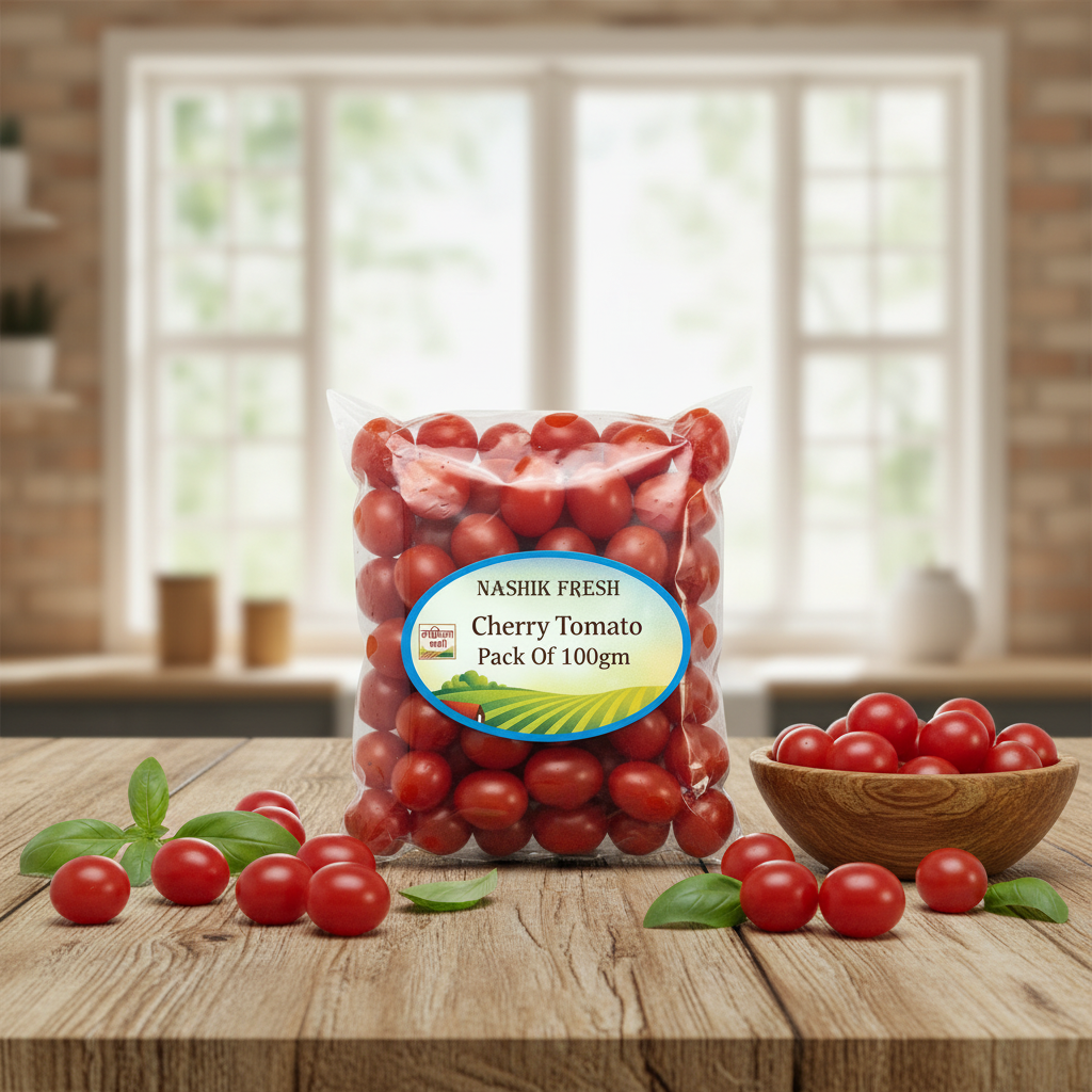 FRESH Cherry Tomato Pack Of 100gm Fresh Juicy Natural Premium Quality Salads Pasta Garnishing