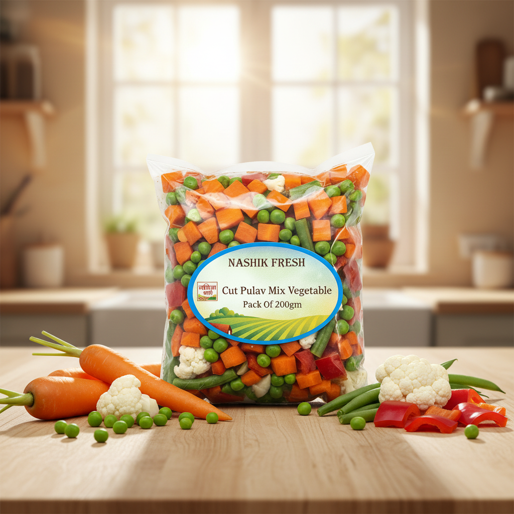 FRESH Cut Pulav Mix Vegetable Pack Of 200gm Fresh Ready To Cook Rice Mix Premium Quality Daily Cooking