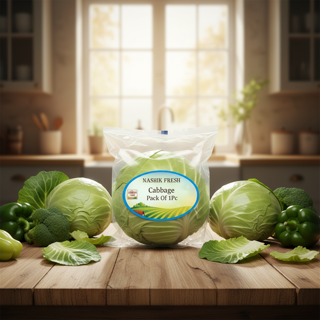 FRESH Cabbage (Kobi) | 1 Pc – Farm Fresh