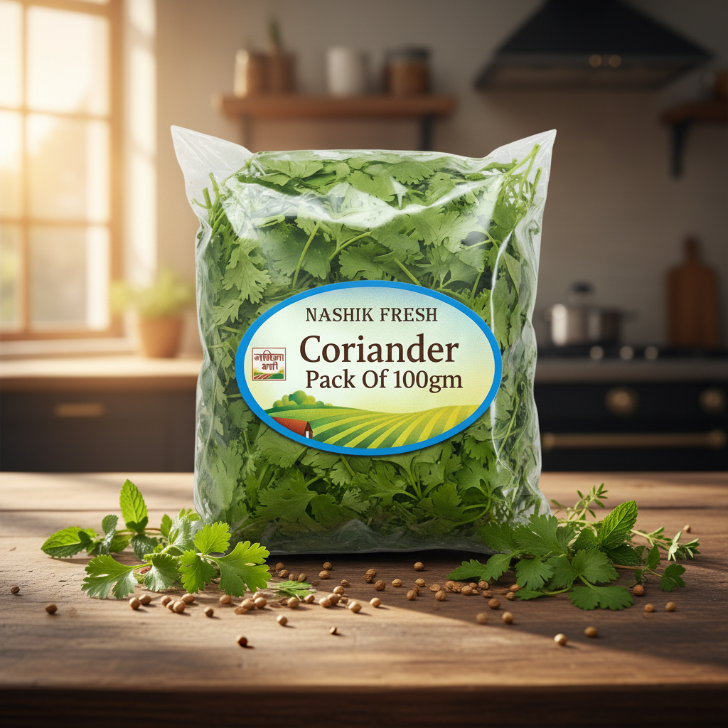 FRESH Coriander Pack Of 100gm Fresh Green Aromatic Herbs Natural Daily Cooking Garnishing Premium Quality