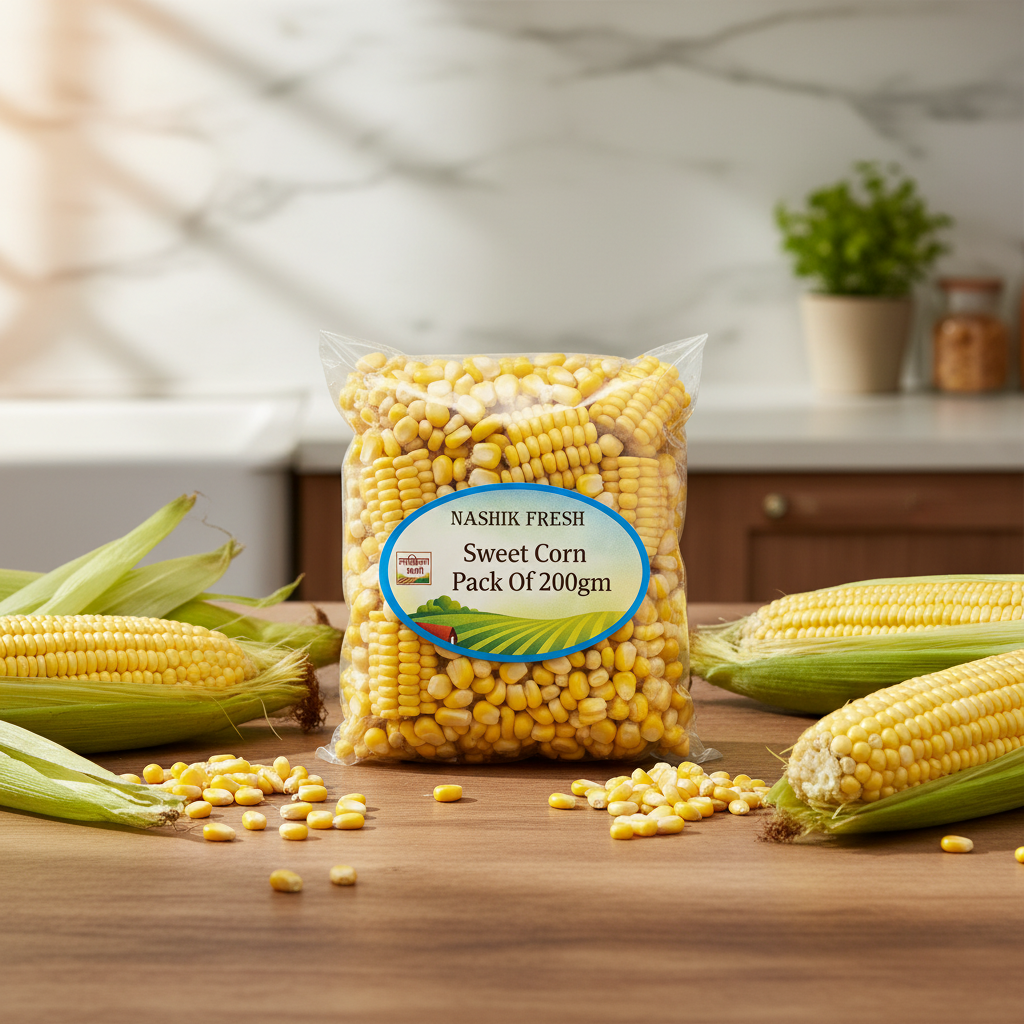 FRESH Sweet Corn Pack Of 200gm Fresh Natural Corn Sweet Tender Premium Quality Healthy Cooking
