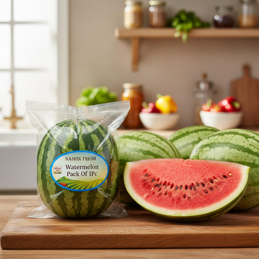 FRESH Watermelon Pack Of 1Pc Fresh Sweet Juicy Fruit Refreshing Premium Quality Healthy Daily