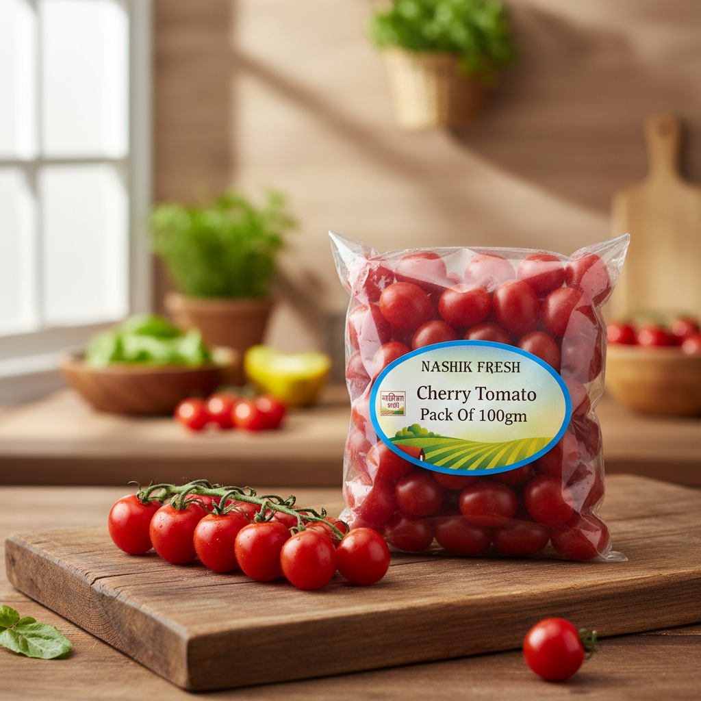 FRESH Cherry Tomato Pack Of 100gm Fresh Juicy Natural Premium Quality Salads Pasta Garnishing