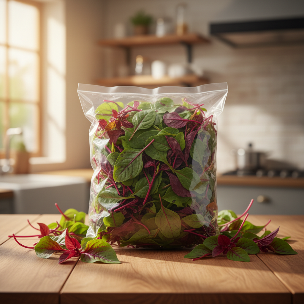 FRESH Red Chinese Spinach Lal Math Pack Of 150gm Fresh Leafy Greens Natural Premium Quality Healthy Cooking