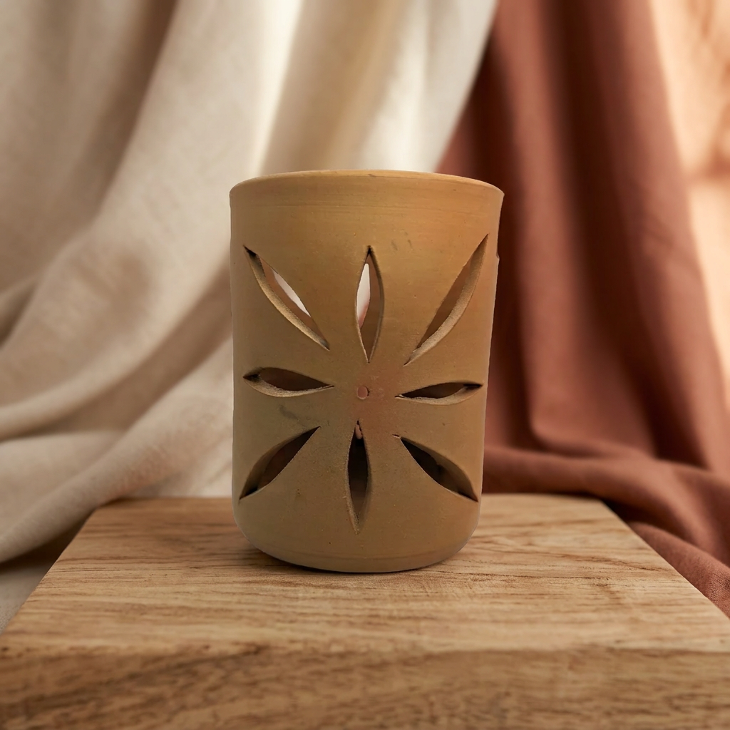 SANKET Teracotta, Inscence stick Stand, Made By Natural Soil, Local Craftsmanship, Pack Of 1