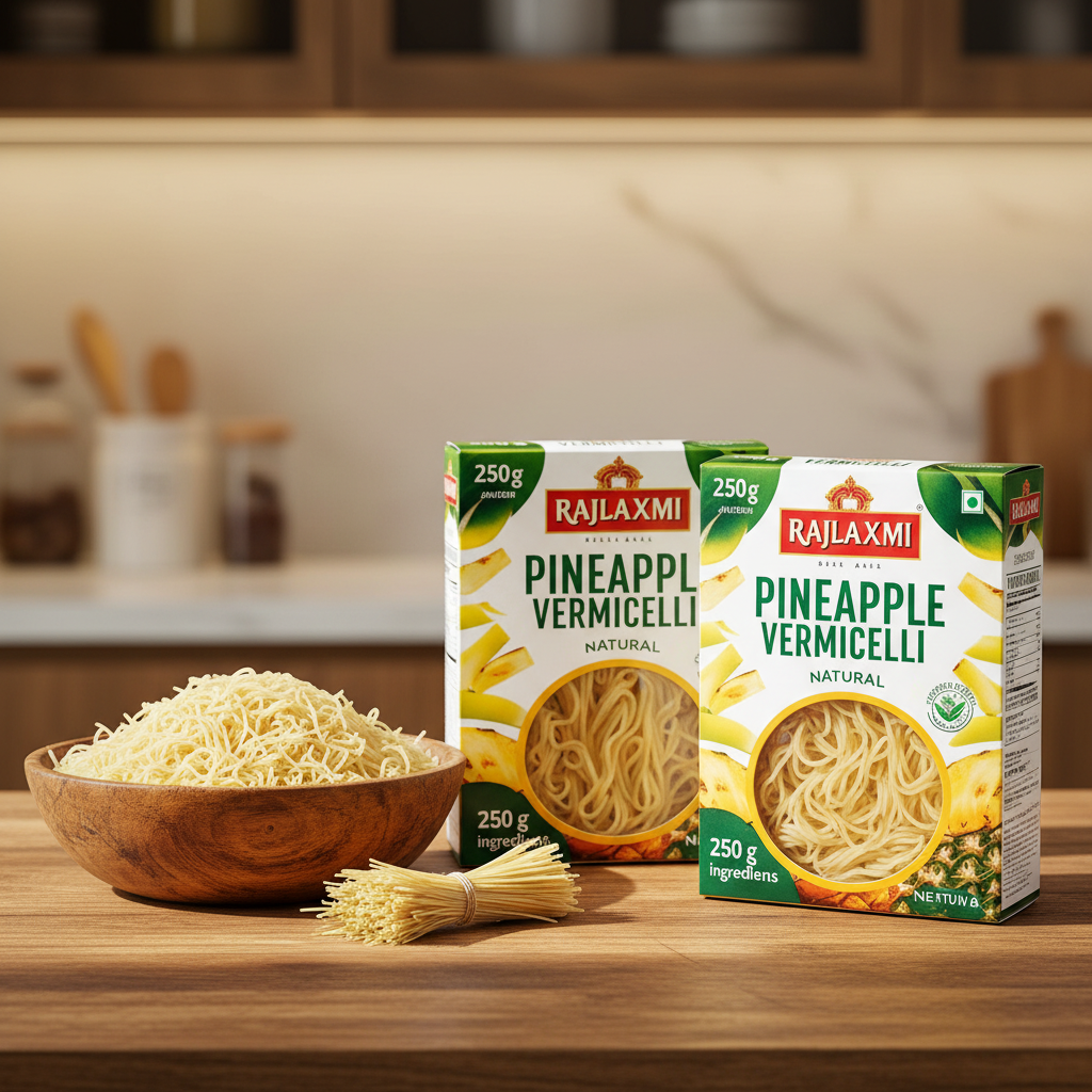 RAJLAXMI, Pineapple Shevai, Made By Natural Ingredients, Pack of 250 gm Pack Of 2