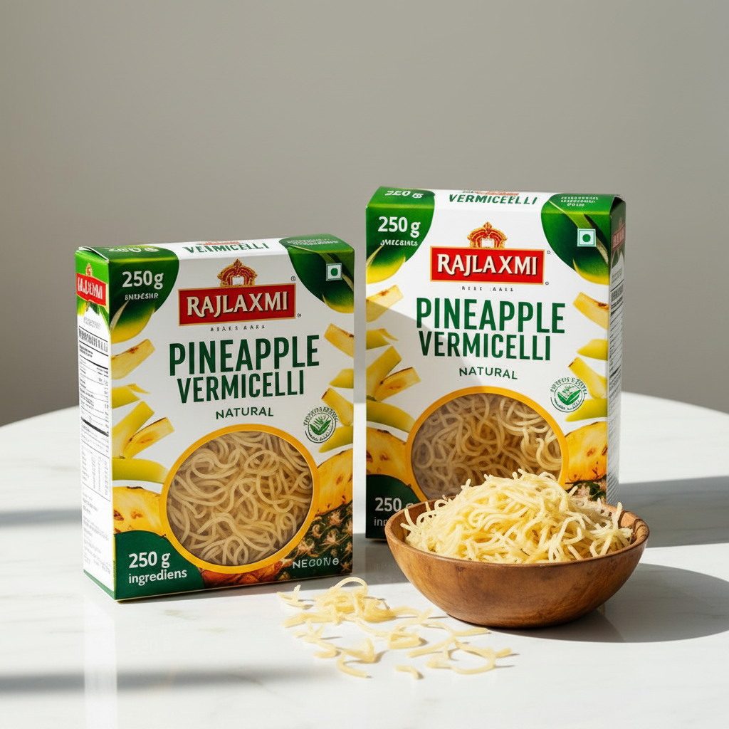 RAJLAXMI, Pineapple Shevai, Made By Natural Ingredients, Pack of 250 gm Pack Of 2
