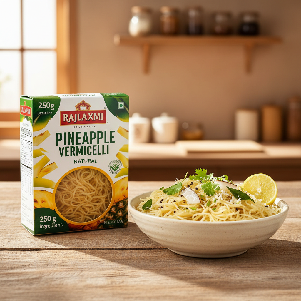 RAJLAXMI, Pineapple Shevai, Made By Natural Ingredients, Pack of 250 gm