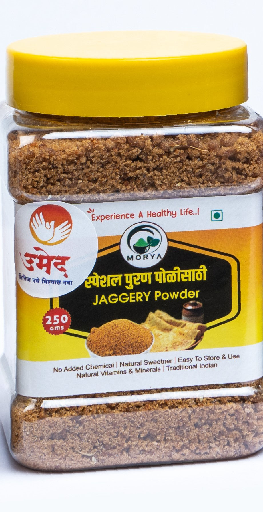 MORYA Pure Deshi Gul (Puran Poli Powder),Ahilya, Natural, Chemical Free, Pack of 250 gm