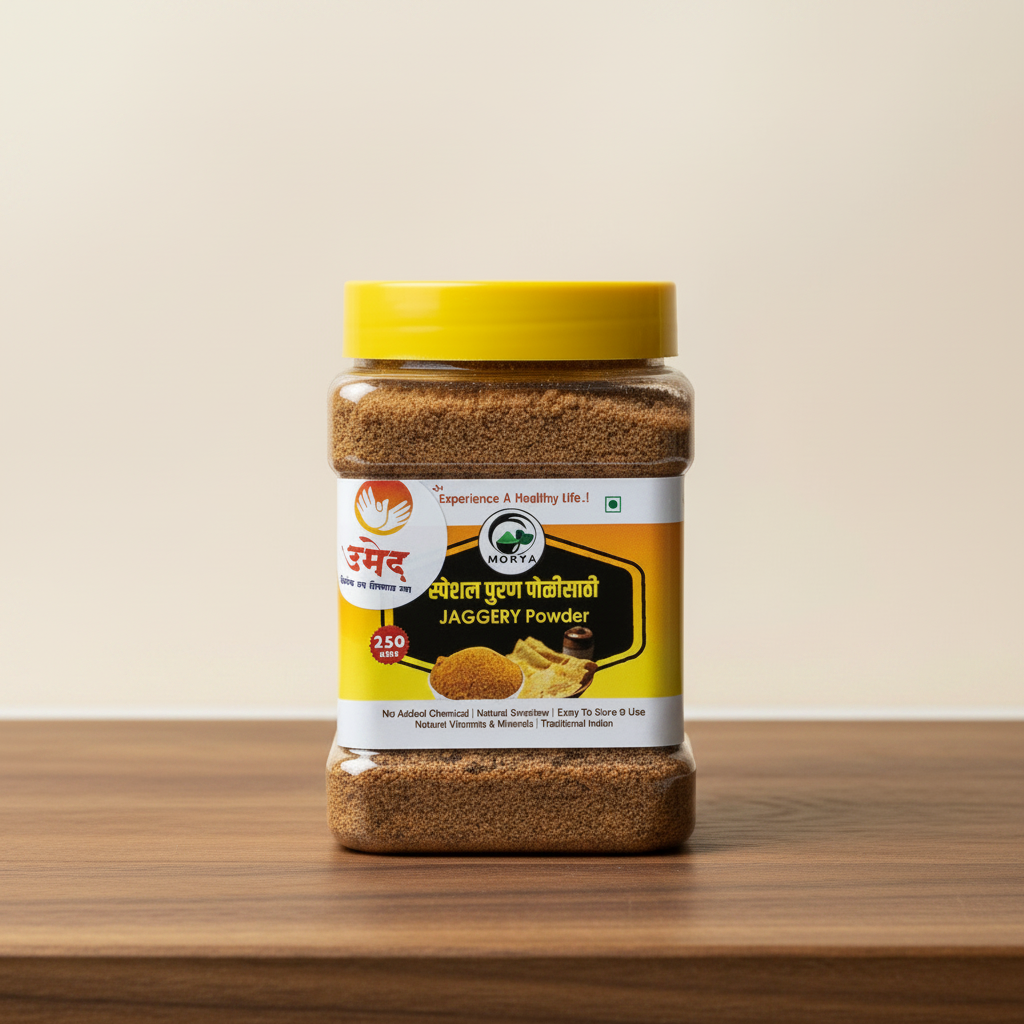 MORYA Pure Deshi Gul Traditional Puran Poli Sweetener Pack of 250 gm