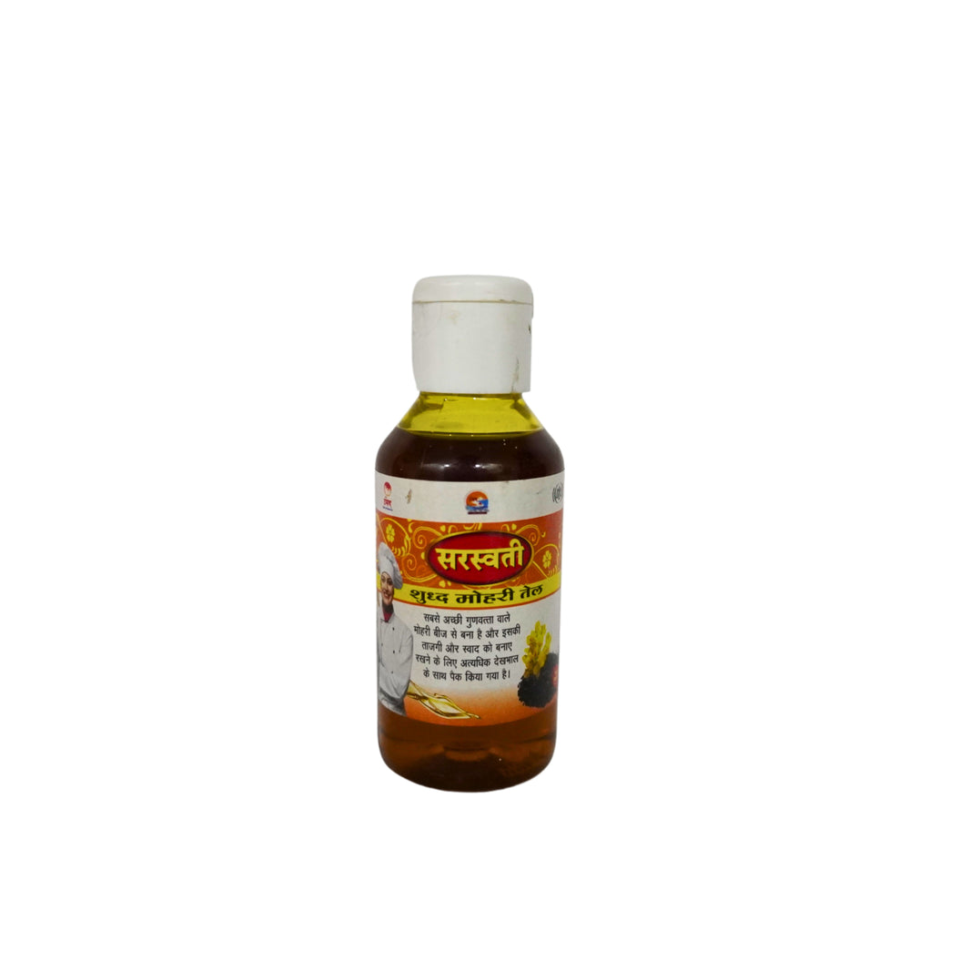 SARASWATI Mustard Oil, Mohari Oil, wooden Pressed Oil, Saraswati SHG, Natural, Chemical Free, 100 gm