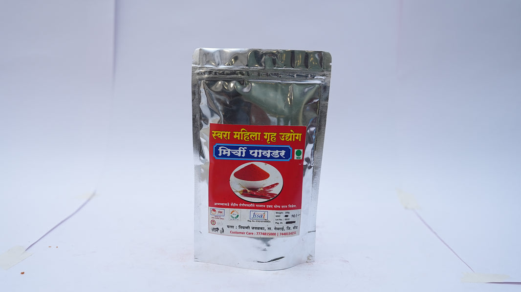 Swara, Chilli Powder, Radha Krushna SHG, Natural Ingredients, No Artificial Essence, Pack of 200 gm