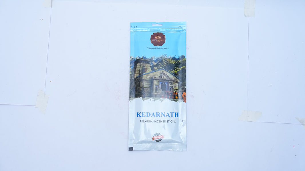 PURNABRAMHA, Kedarnath Agarbatti, Long Lasting Natural Fragrance, No Artificial Essence, 110 gm pack