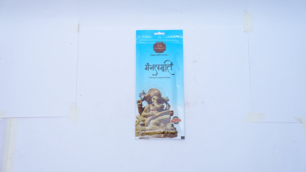 PURNABRAMHA, Mangal Murti Agarbatti, Long Lasting Natural Fragrance, No Artificial Essence, 110 gm pack